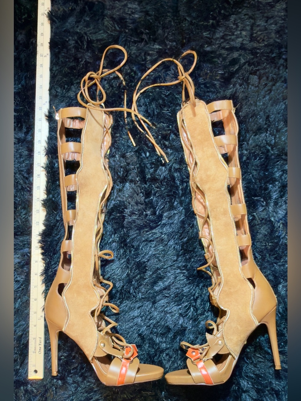 NWOB! AZALEA WANG SHAI TAN GLADIATOR - Picture 6 of 11